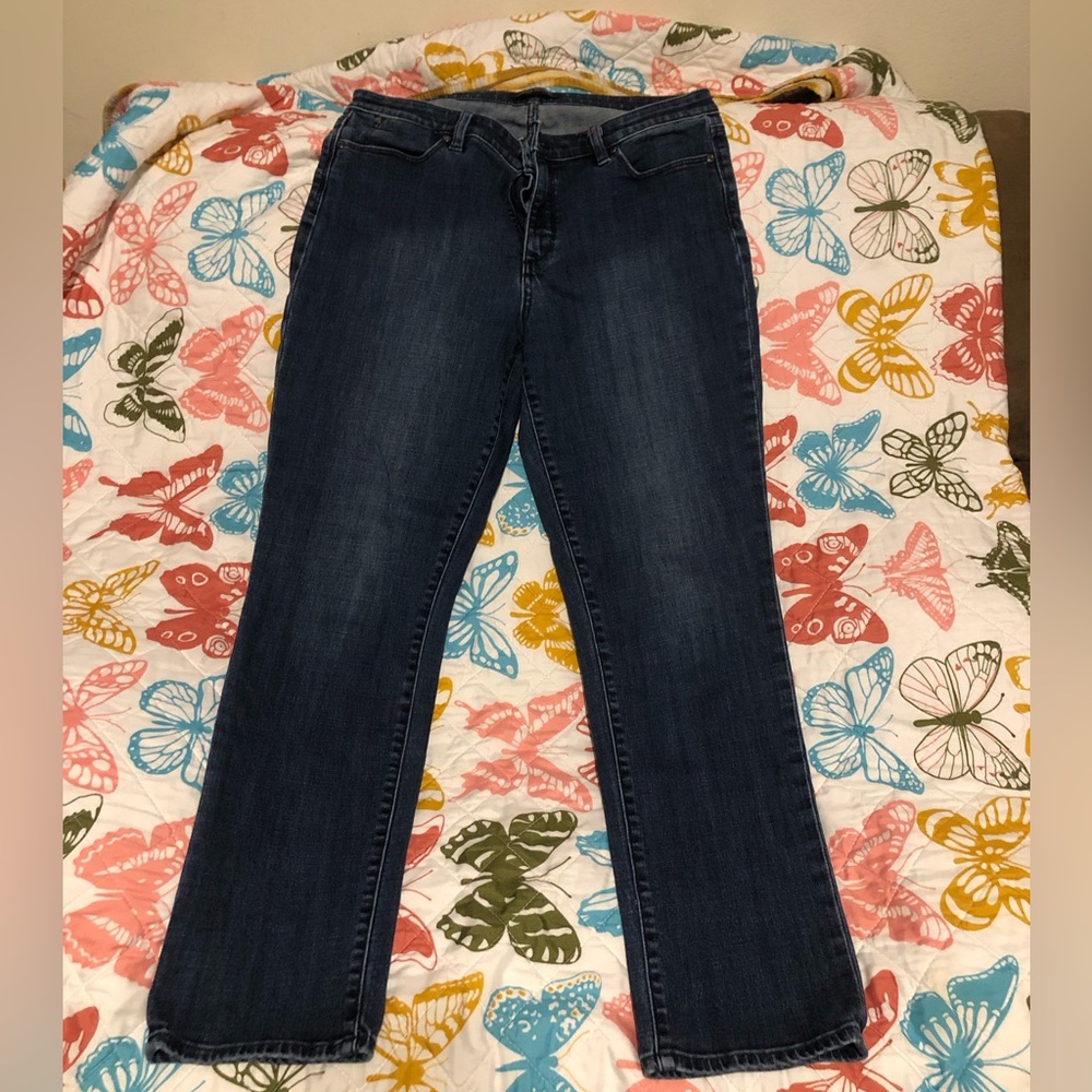 Talbots brand blue jeans